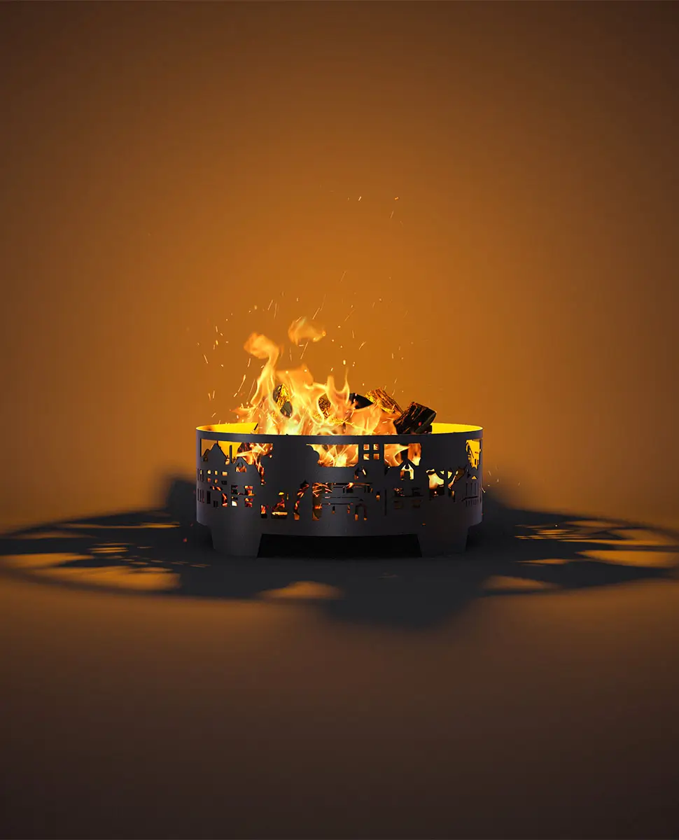 Очаг узорный «Город»