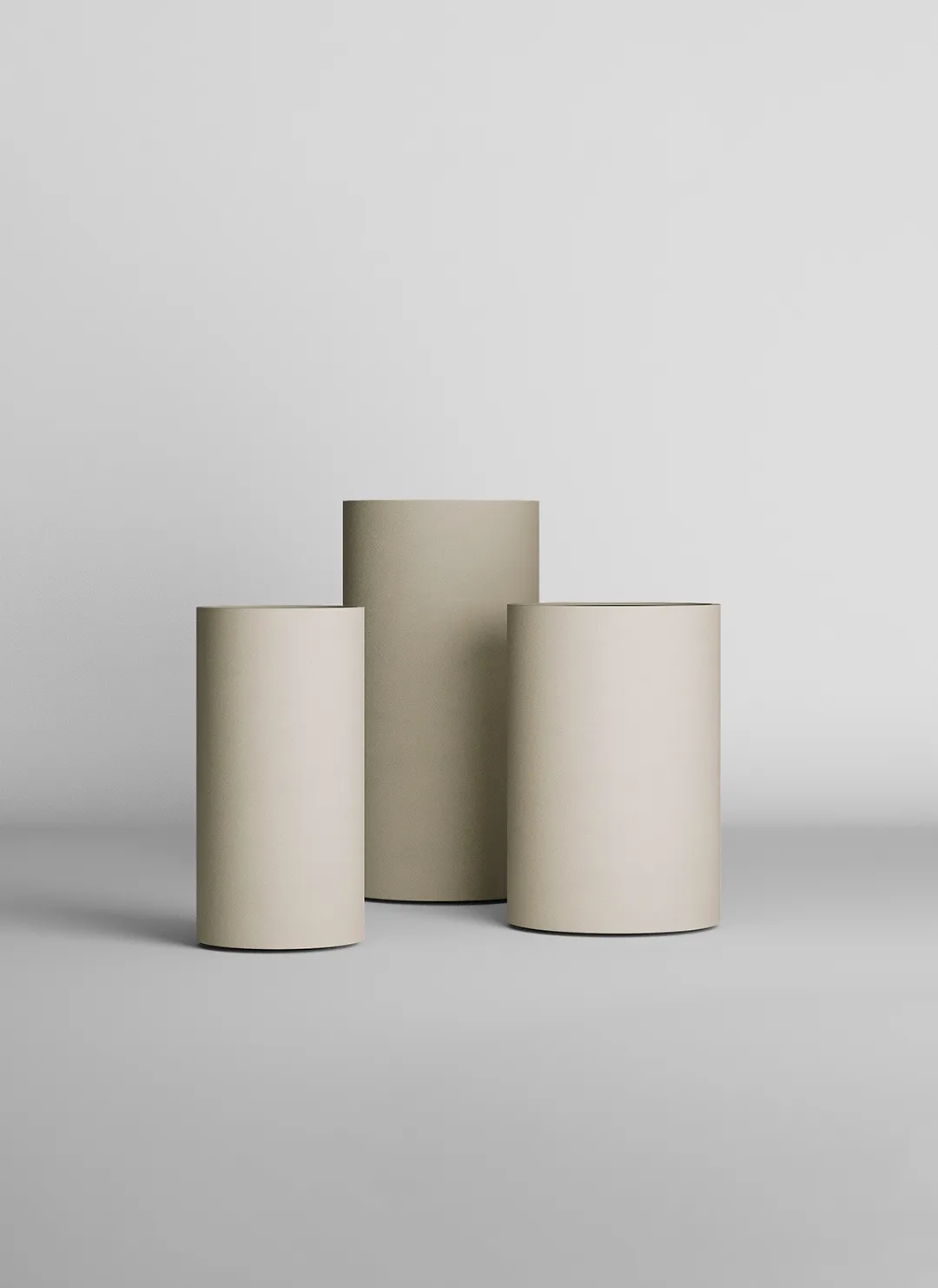 Кашпо CONCRETIKA TUBE M DUNE D30H60