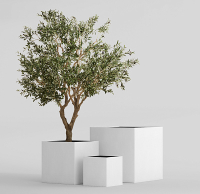 Кашпо CONCRETIKA CUBE SANTORINI 30x30x30 заказать и купить по цене 9 980 руб ниже рынка от производителя с доставкой.