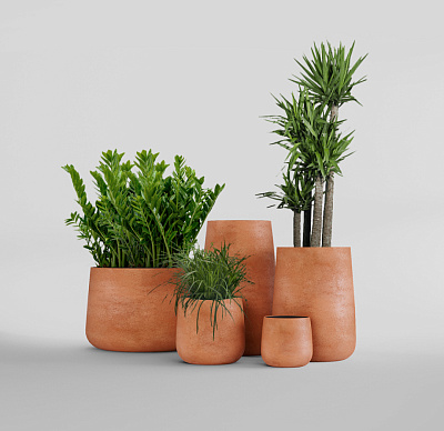 Кашпо CONCRETIKA CONE RED CLAY D38H60 заказать и купить по цене 23 800 руб ниже рынка от производителя с доставкой.