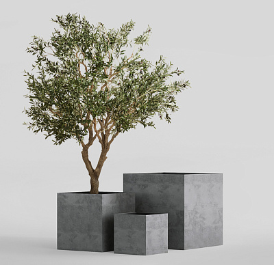 Кашпо CONCRETIKA CUBE SMOKEY BLUE 90x90x90 заказать и купить по цене 109 110 руб ниже рынка от производителя с доставкой.