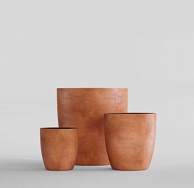 Кашпо CONCRETIKA VASE 3 RED CLAY D60H65 заказать и купить по цене 38 510 руб ниже рынка от производителя с доставкой.