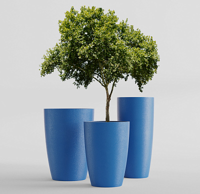 Кашпо CONCRETIKA CONUS DARK BLUE D48H60 заказать и купить по цене 21 070 руб ниже рынка от производителя с доставкой.