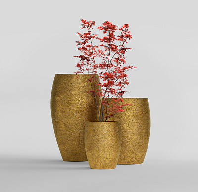 Кашпо CONCRETIKA OVAL RICH GOLD D60H88 заказать и купить по цене 48 450 руб ниже рынка от производителя с доставкой.