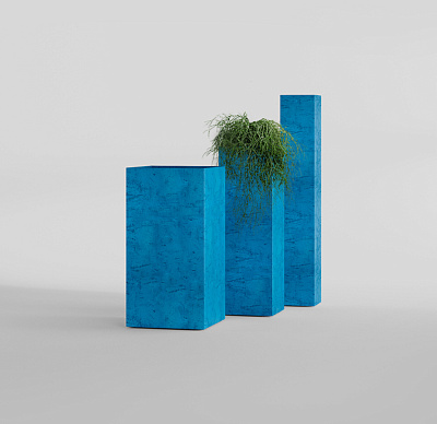 Кашпо CONCRETIKA COLONNA COBALT BLUE 30x30x90 заказать и купить по цене 30 070 руб ниже рынка от производителя с доставкой.
