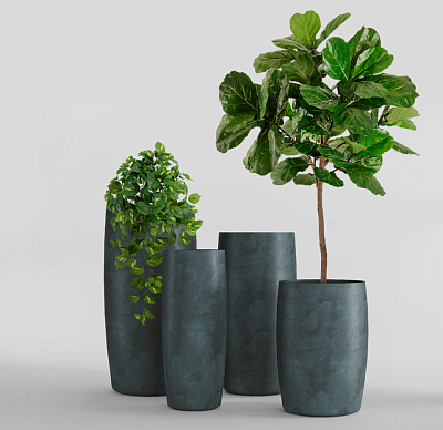 Кашпо CONCRETIKA CIGAR OCEAN GREEN D37H78 заказать и купить по цене 26 080 руб ниже рынка от производителя с доставкой.