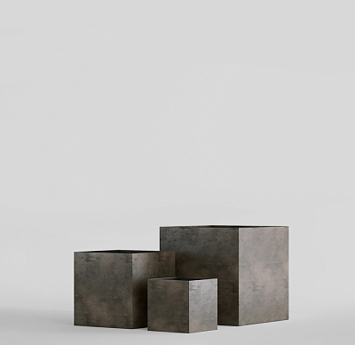 Кашпо CONCRETIKA CUBE BREZENT GREY 70x70x70 заказать и купить по цене 65 740 руб ниже рынка от производителя с доставкой.