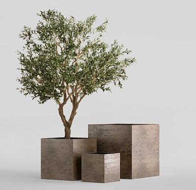 Кашпо CONCRETIKA CUBE SMOKEY GREY 30x30x30 заказать и купить по цене 11 970 руб ниже рынка от производителя с доставкой.