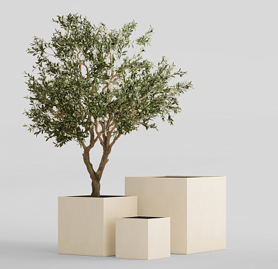 Кашпо CONCRETIKA CUBE SAHARA 30x30x30 заказать и купить по цене 9 980 руб ниже рынка от производителя с доставкой.