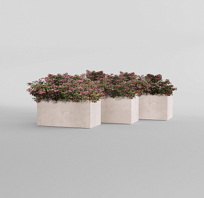 Кашпо CONCRETIKA BALCONY CONCRETE WHITE 40x20x20 заказать и купить по цене 7 990 руб ниже рынка от производителя с доставкой.