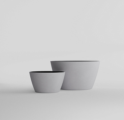 Кашпо CONCRETIKA BOWL SHALE D52H29 заказать и купить по цене 11 090 руб ниже рынка от производителя с доставкой.