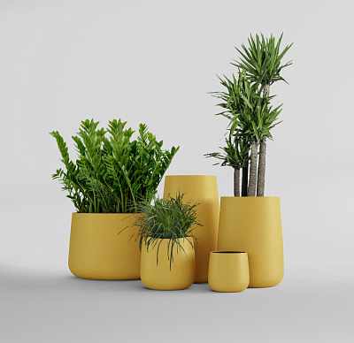 Кашпо CONCRETIKA CONE GOLD D60H42 заказать и купить по цене 27 570 руб ниже рынка от производителя с доставкой.