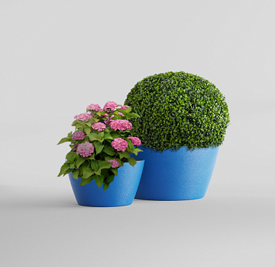 Кашпо CONCRETIKA BOWL DARK BLUE D65H36 заказать и купить по цене 16 630 руб ниже рынка от производителя с доставкой.