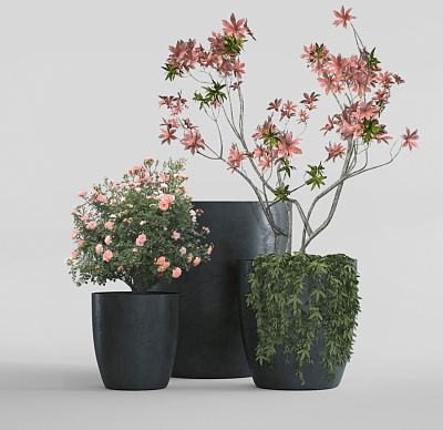 Кашпо CONCRETIKA VASE 3 ANTHRACITE D90H95 заказать и купить по цене 93 410 руб ниже рынка от производителя с доставкой.