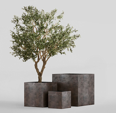 Кашпо CONCRETIKA CUBE TAUPE CONCRETE 80x80x80 заказать и купить по цене 86 490 руб ниже рынка от производителя с доставкой.