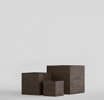 Кашпо CONCRETIKA CUBE EROSIA BROWN 30x30x30 заказать и купить по цене 11 480 руб ниже рынка от производителя с доставкой.
