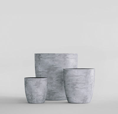 Кашпо CONCRETIKA VASE 3 CONCRETE GREY LIGHT D60H65 заказать и купить по цене 40 880 руб ниже рынка от производителя с доставкой.