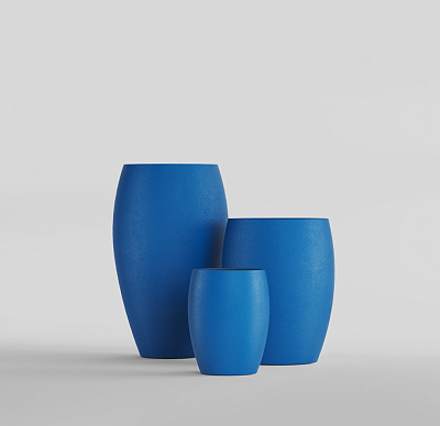 Кашпо CONCRETIKA OVAL DARK BLUE D60H88 заказать и купить по цене 42 130 руб ниже рынка от производителя с доставкой.