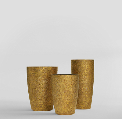 Кашпо CONCRETIKA CONUS RICH GOLD D30H55 заказать и купить по цене 12 750 руб ниже рынка от производителя с доставкой.