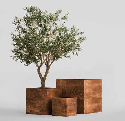 Кашпо CONCRETIKA CUBE CAYMAN BROWN 50x50x50 заказать и купить по цене 25 920 руб ниже рынка от производителя с доставкой.