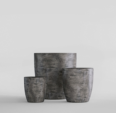 Кашпо CONCRETIKA VASE 3 CONCRETE GREY DARK D90H95 заказать и купить по цене 93 410 руб ниже рынка от производителя с доставкой.