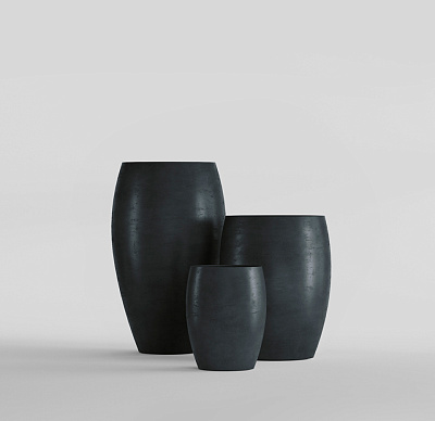 Кашпо CONCRETIKA OVAL ANTHRACITE D60H88 заказать и купить по цене 50 560 руб ниже рынка от производителя с доставкой.