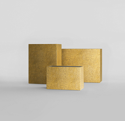 Кашпо CONCRETIKA DIVIDER RICH GOLD 100x40x50 заказать и купить по цене 45 910 руб ниже рынка от производителя с доставкой.