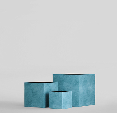 Кашпо CONCRETIKA CUBE BLUE SKY 100x100x100 заказать и купить по цене 127 800 руб ниже рынка от производителя с доставкой.