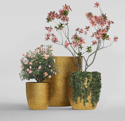 Кашпо CONCRETIKA VASE 3 RICH GOLD D30H32 заказать и купить по цене 10 710 руб ниже рынка от производителя с доставкой.