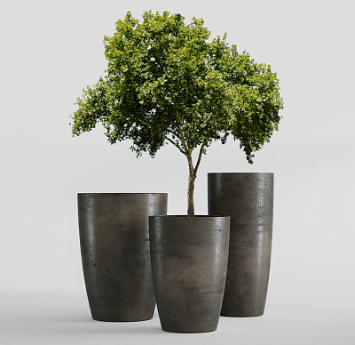 Кашпо CONCRETIKA CONUS BREZENT GREY D41H57 заказать и купить по цене 18 630 руб ниже рынка от производителя с доставкой.